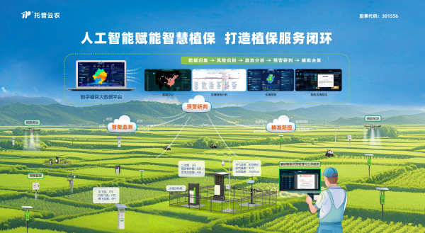 深化“AI+植?！比诤蠎?yīng)用，托普云農(nóng)打造數(shù)智植保全鏈路閉環(huán)